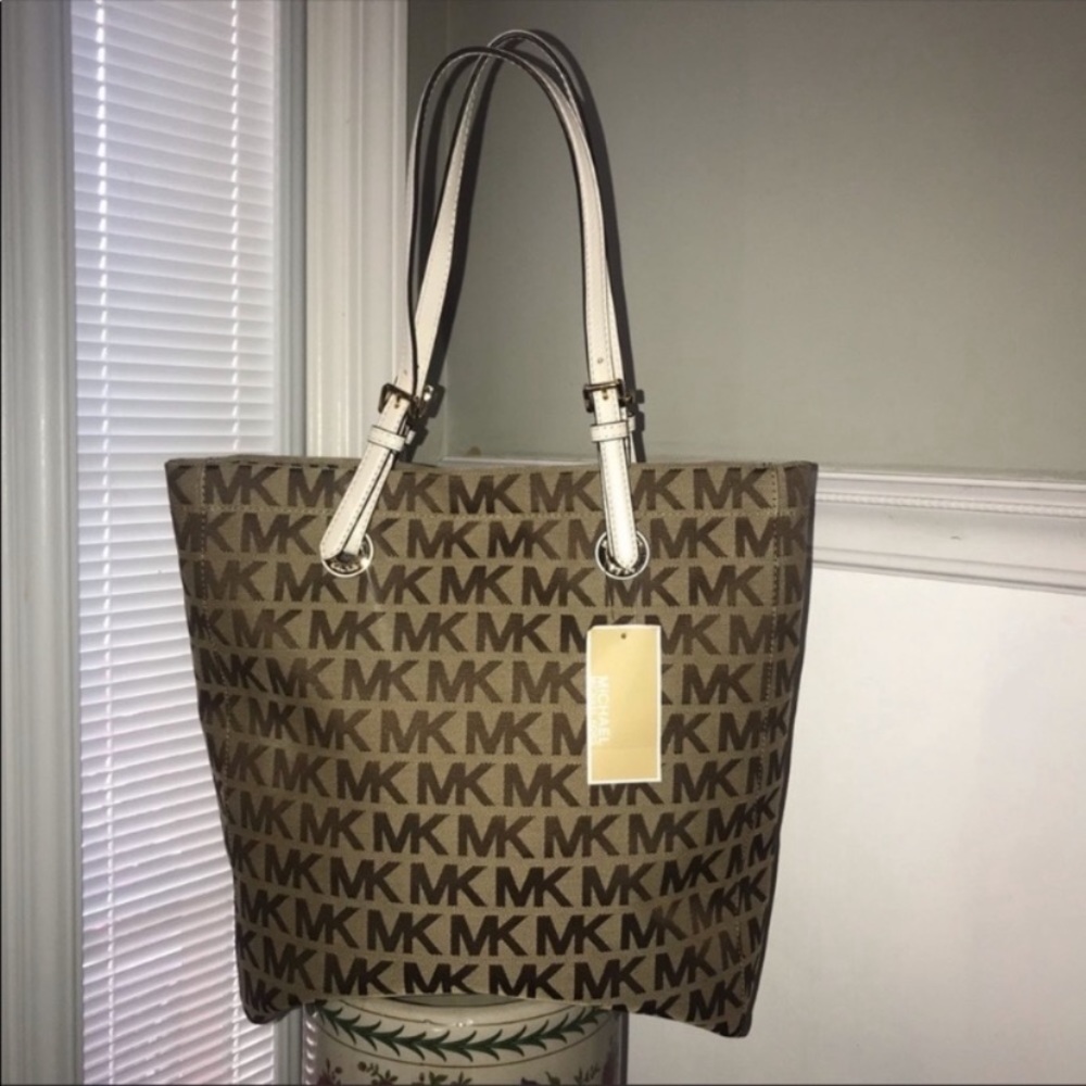 NWT Michael Kors Brown Signature Tote Bag